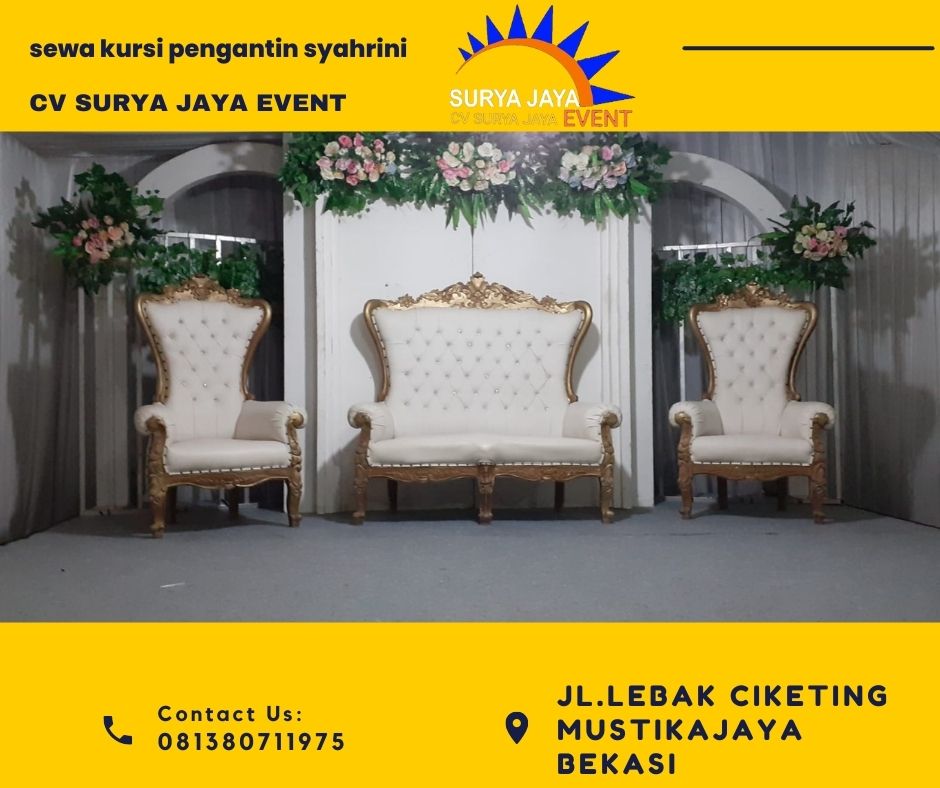 Sewa Kursi Pelaminan Pengantin Terdekat
