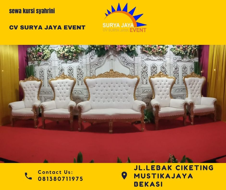 Sewa Kursi Pelaminan Pengantin Terdekat