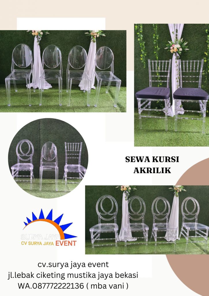 Sewa Kursi Akrilik Duri Kepa Kebon Jeruk Jakarta Barat