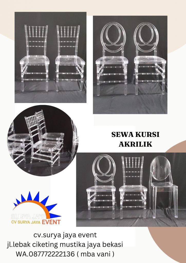 Sewa Kursi Akrilik Duri Kepa Kebon Jeruk Jakarta Barat