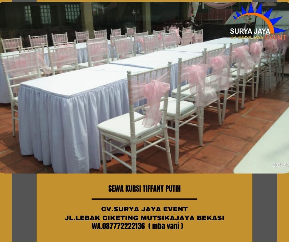 Sewa Kursi Tiffany Tegal Alur Kalideres Jakarta Barat