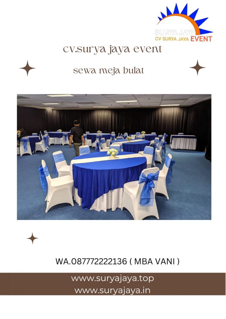 Sewa Meja Bulat Kelapa Gading Barat Kelapa Gading Jakut