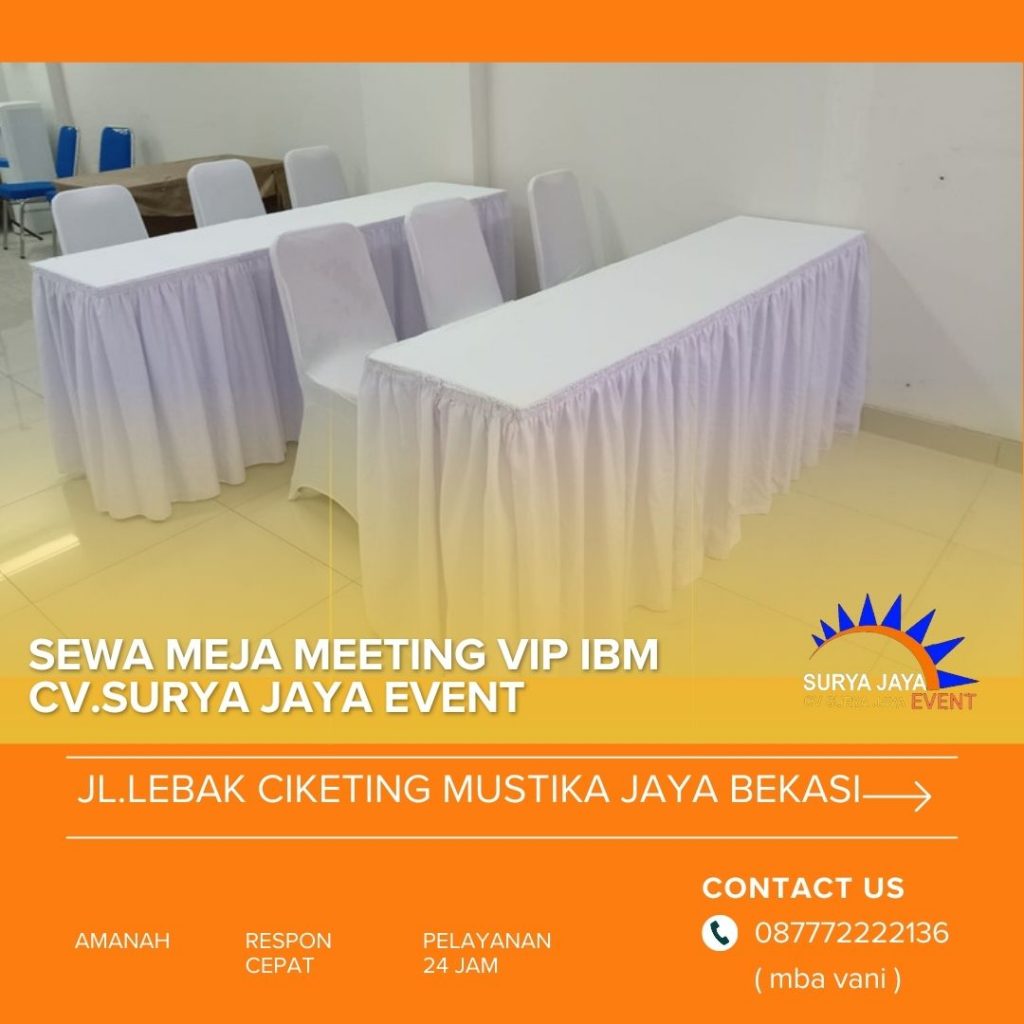 Penyewaan Meja Meeting VIP Jakarta