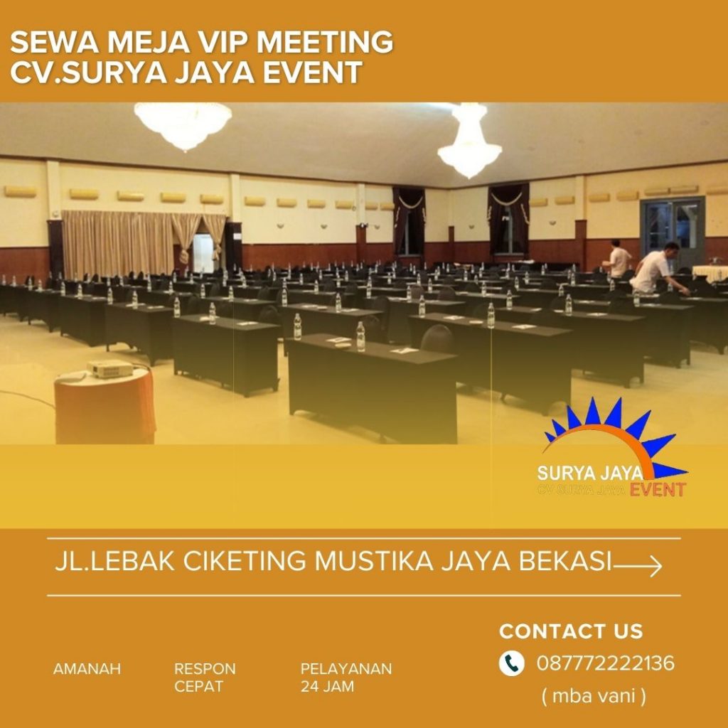 Penyewaan Meja Meeting VIP Jakarta