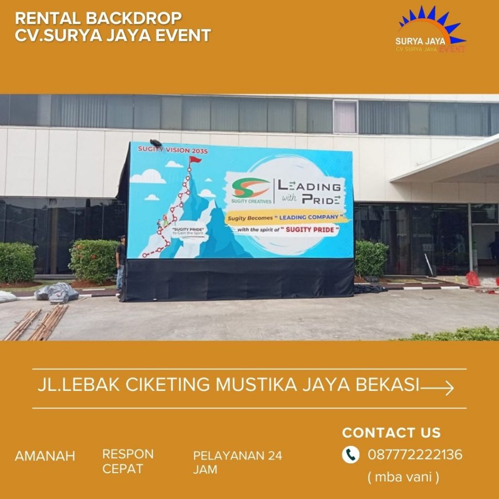 Harga Sewa Backdrop Terbaru 2024 Jakarta