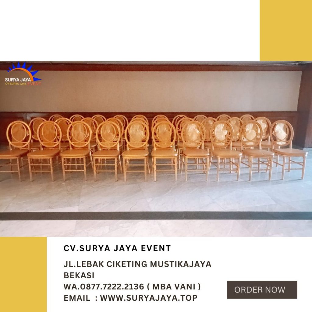 Rental Kursi Olivia VIP Gold Di Jakarta