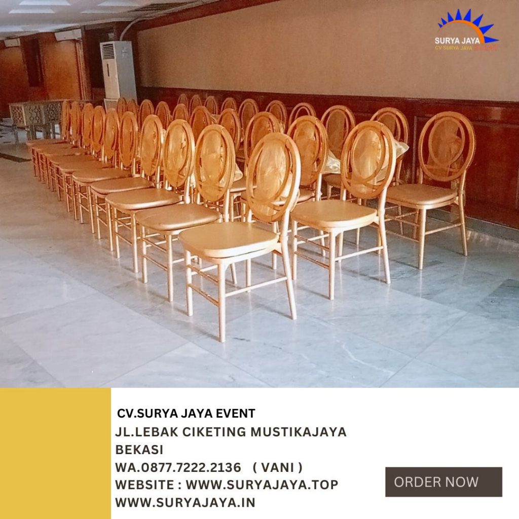 Rental Kursi Olivia VIP Gold Di Jakarta