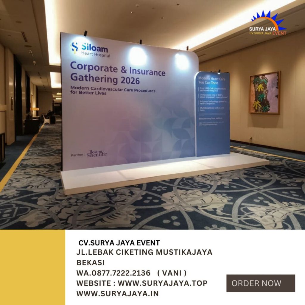 Sewa Flooring Melaminto Putih Dan Backdrop Wilayah Jakarta