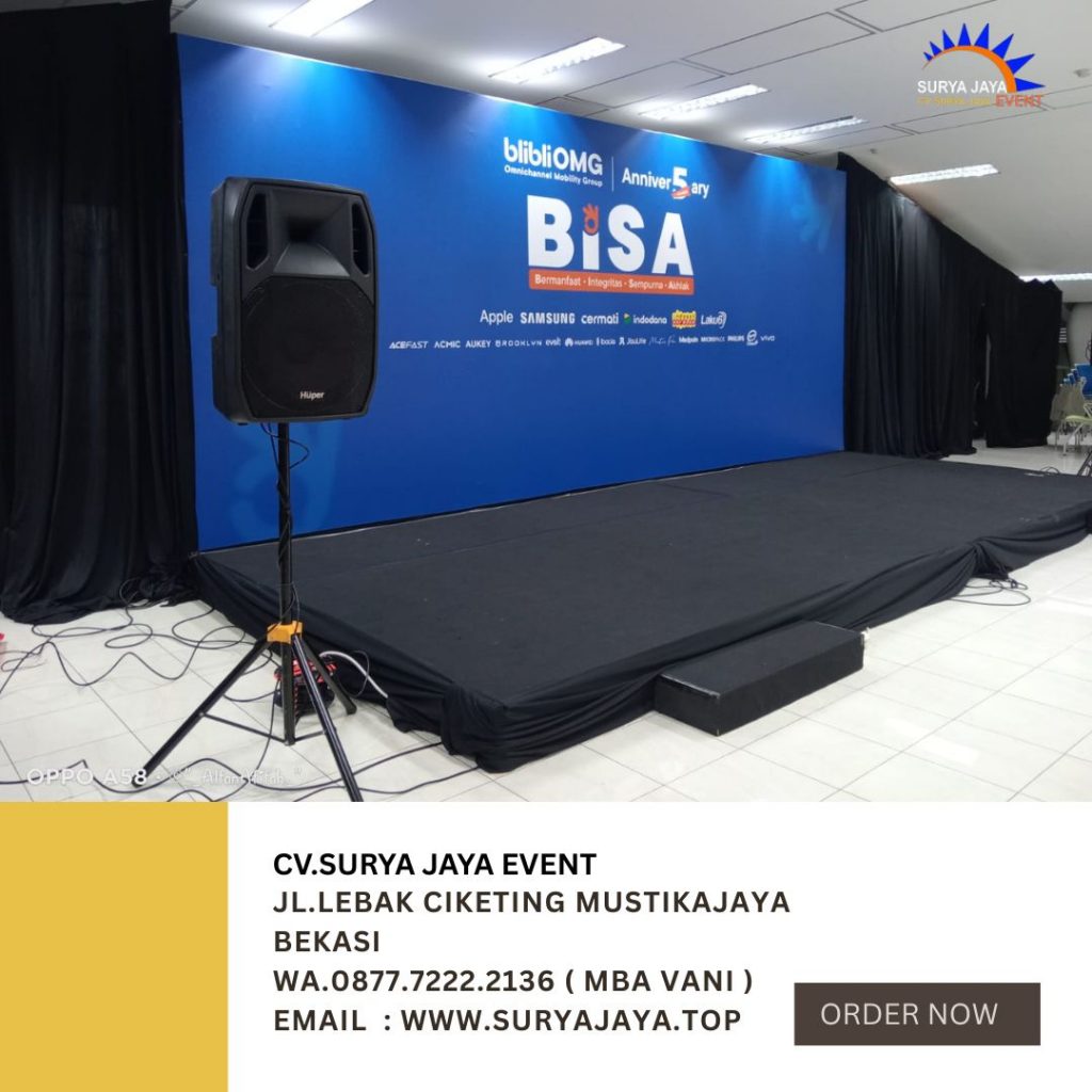 Sewa Panggung Dan Backdrop Area Bekasi Free Ongkir