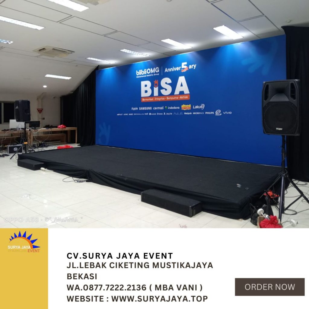 Sewa Panggung Dan Backdrop Area Bekasi Free Ongkir