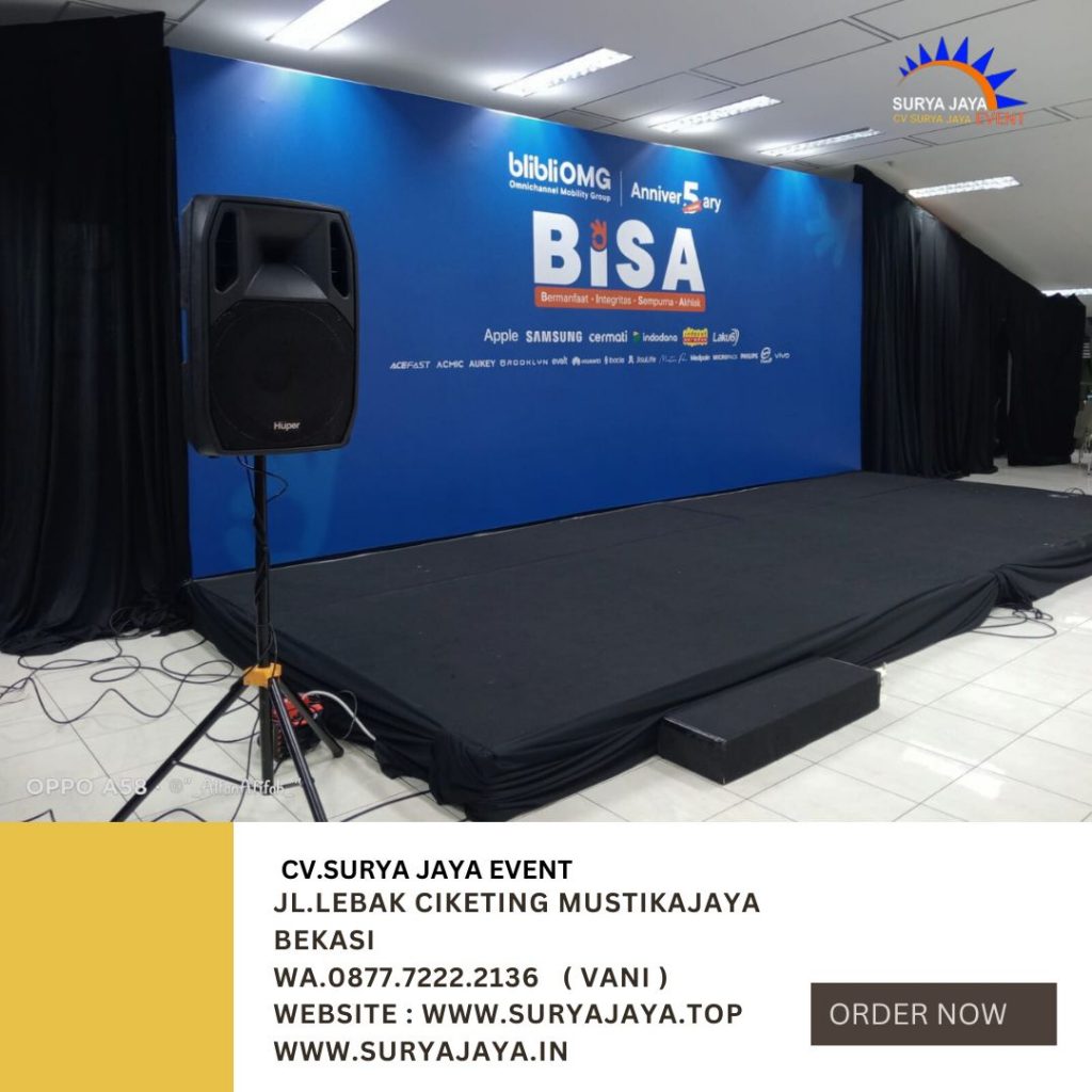 Sewa Panggung Dan Backdrop Area Bekasi Free Ongkir