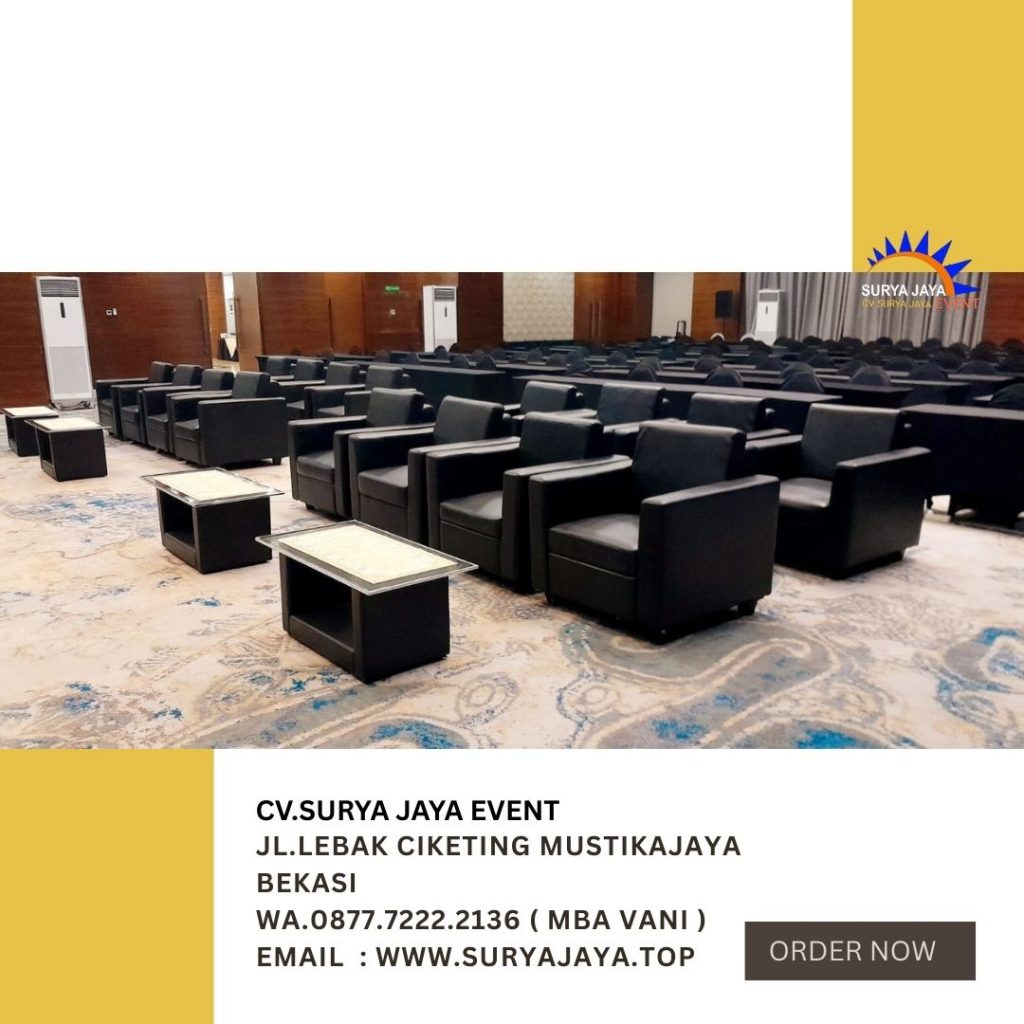 Sewa Sofa Hitam Model Single Bersih Terawat Free Ongkir Area Jakarta