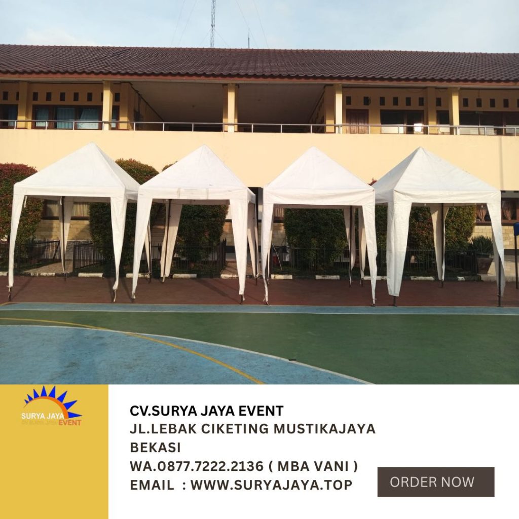 Sewa Tenda Bazar,Meja Kotak,Kursi,Panggung,Podium,Backdrop Jakarta