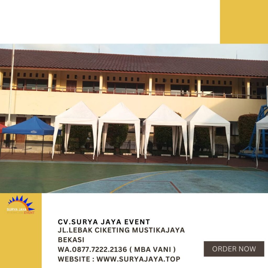 Sewa Tenda Bazar,Meja Kotak,Kursi,Panggung,Podium,Backdrop Jakarta