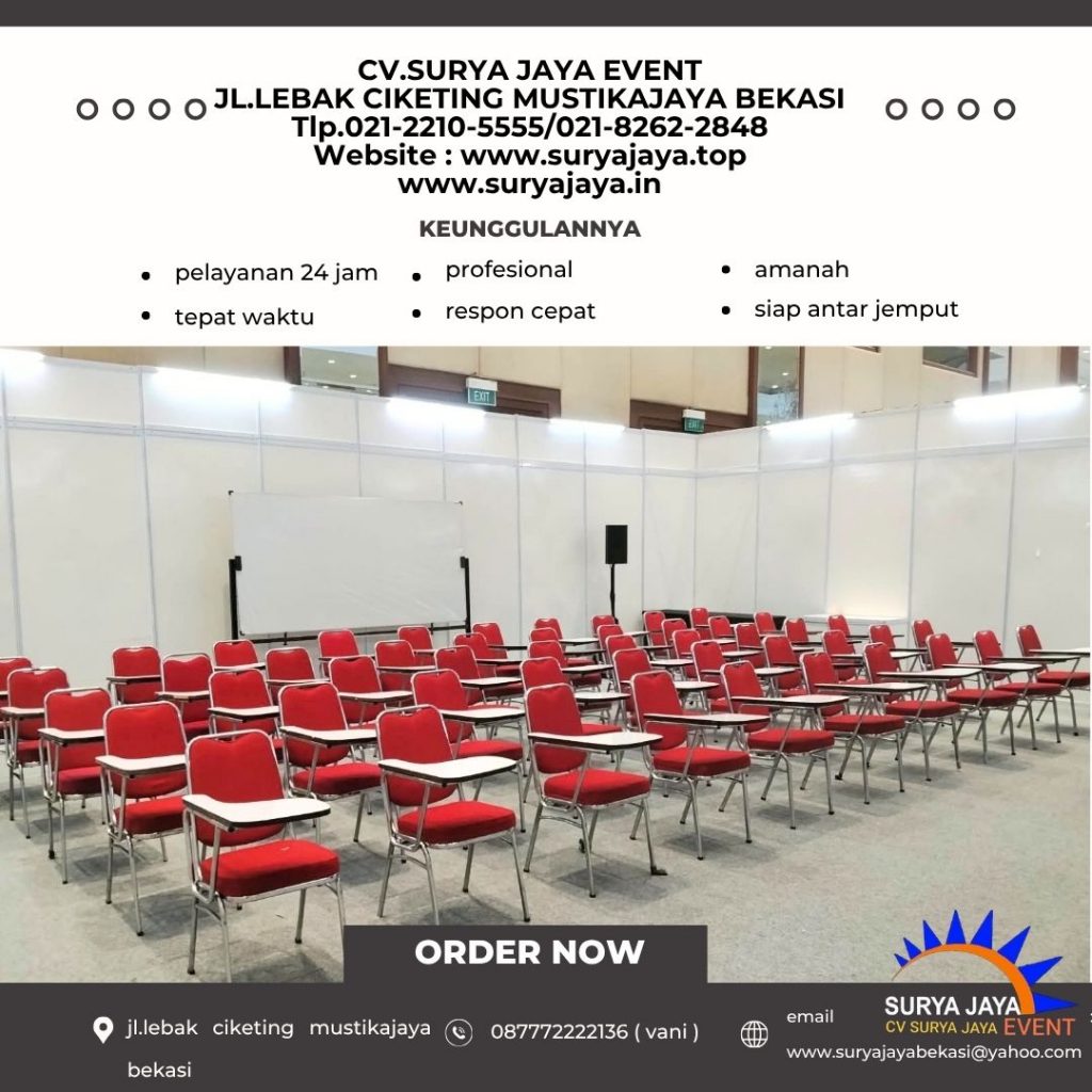 Sewa Kursi Test Merah JCC Senayan Jakarta Pusat