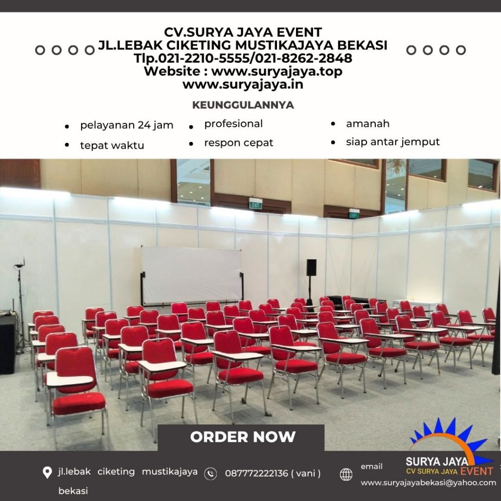 Sewa Kursi Test Merah JCC Senayan Jakarta Pusat