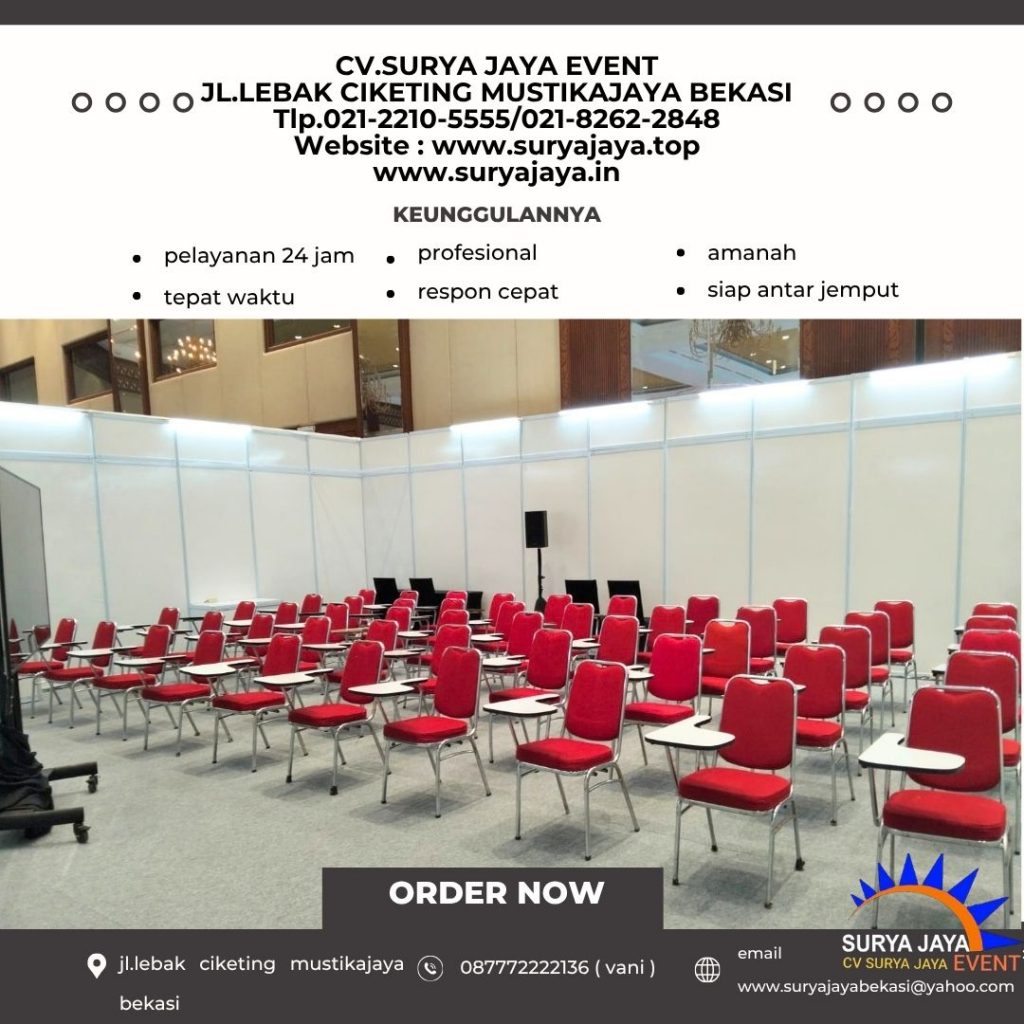 Sewa Kursi Test Merah JCC Senayan Jakarta Pusat