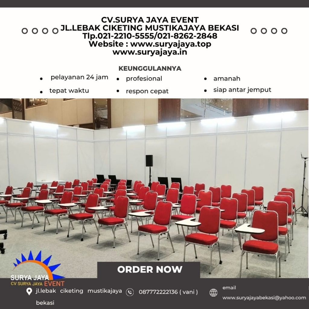 Sewa Kursi Test Merah JCC Senayan Jakarta Pusat