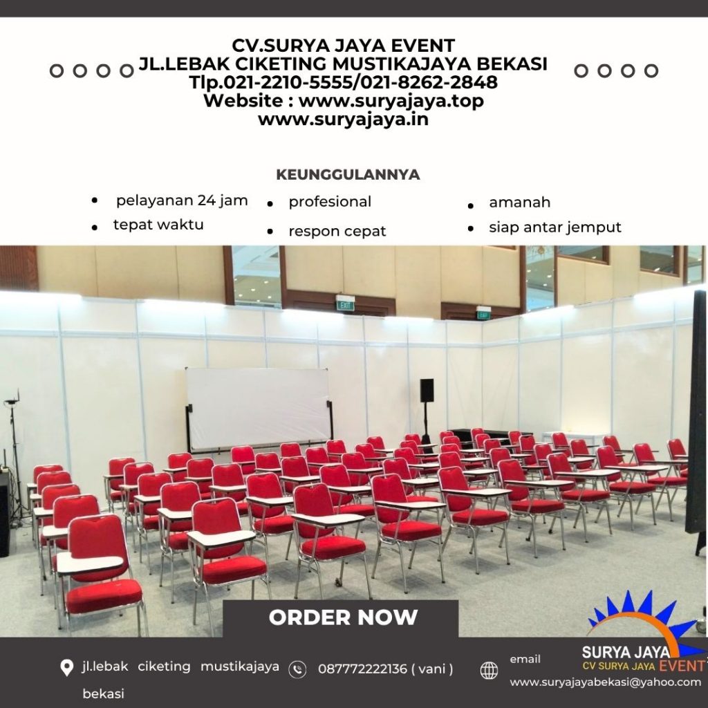 Sewa Kursi Test Merah JCC Senayan Jakarta Pusat