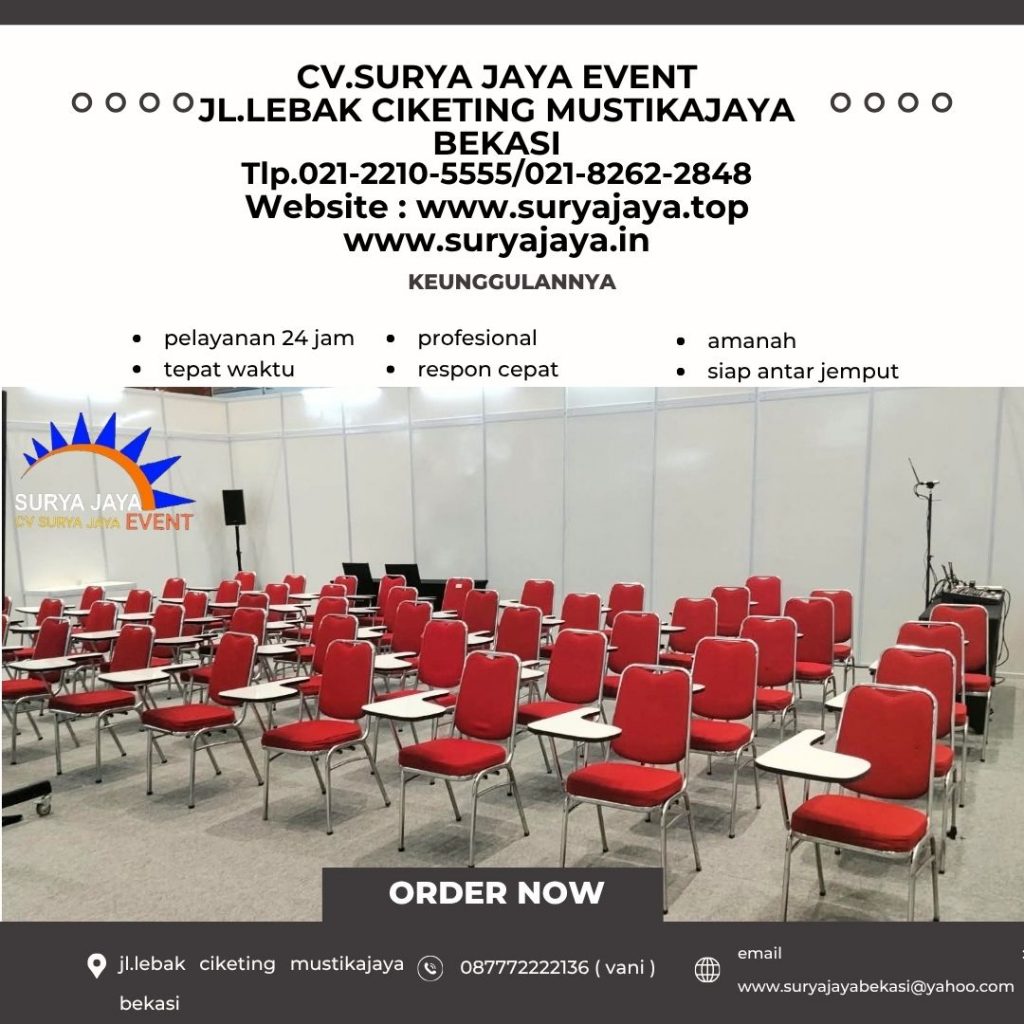 Sewa Kursi Test Merah JCC Senayan Jakarta Pusat