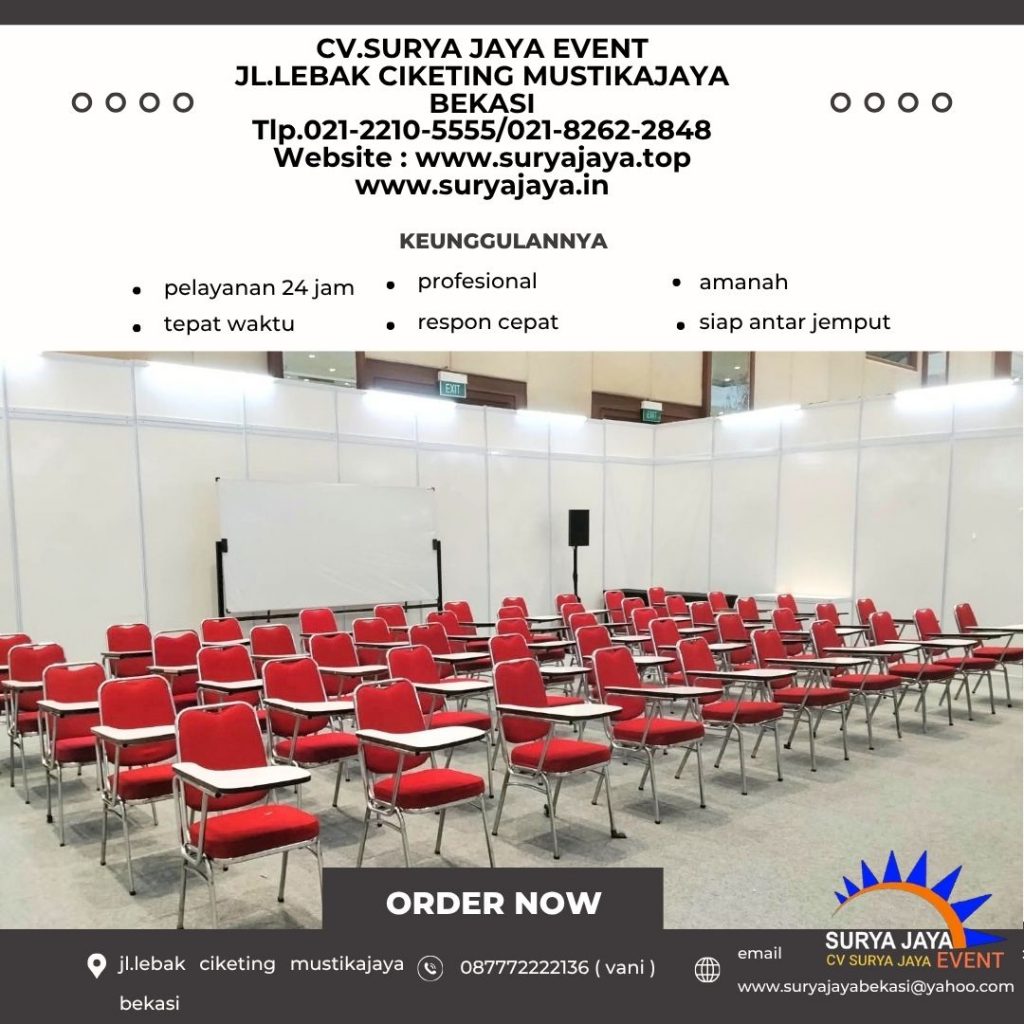 Sewa Kursi Test Merah JCC Senayan Jakarta Pusat