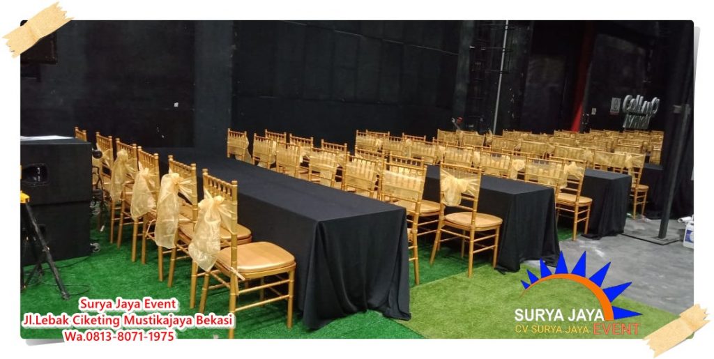 Sewa Kursi Tiffany Gold Murah Bebas Ongkir