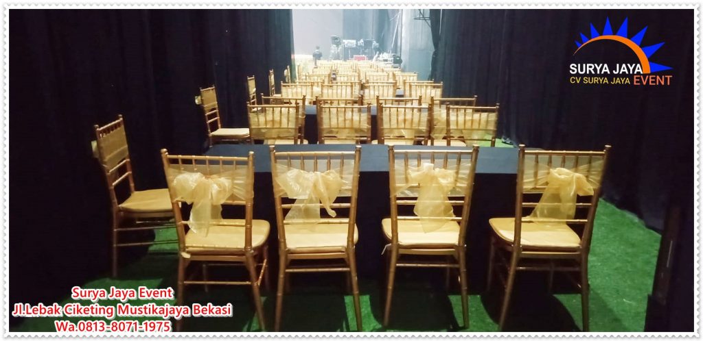 Sewa Kursi Tiffany Gold Murah Bebas Ongkir