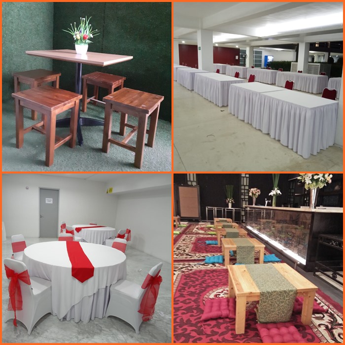 Sewa Macam Macam Jenis Meja Untuk Berbagai Acara