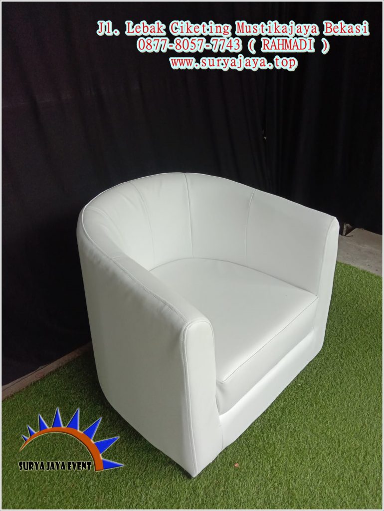 Sewa Sofa Oval Single Mewah Dan Menarik Tersedia Di Bekasi