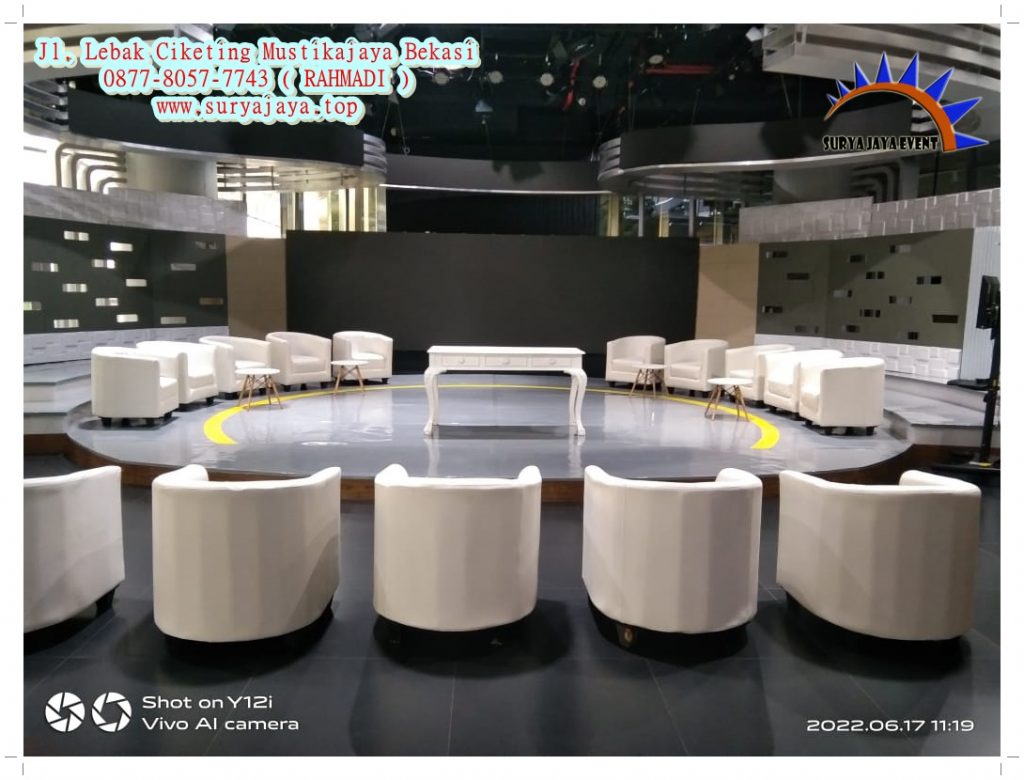 Sewa Sofa Oval Single Mewah Dan Menarik Tersedia Di Bekasi