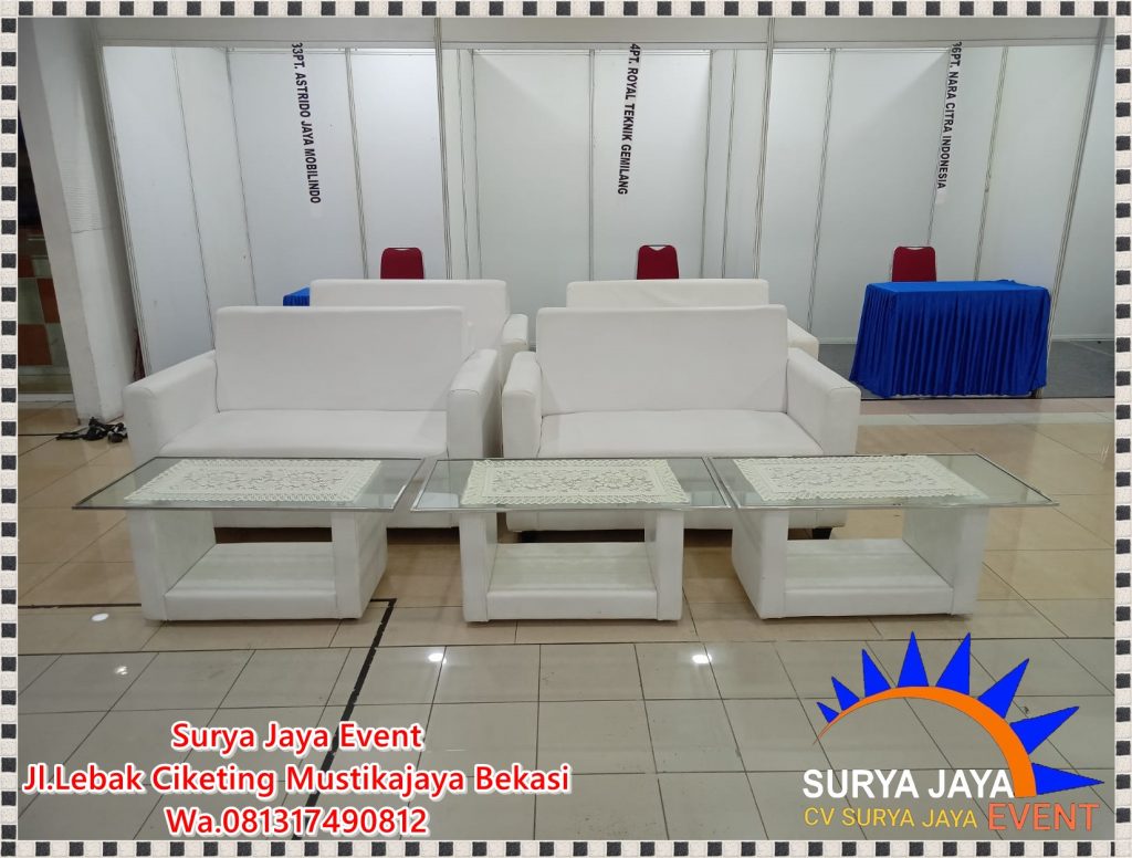 Sewa Sofa Putih Single Dan Double