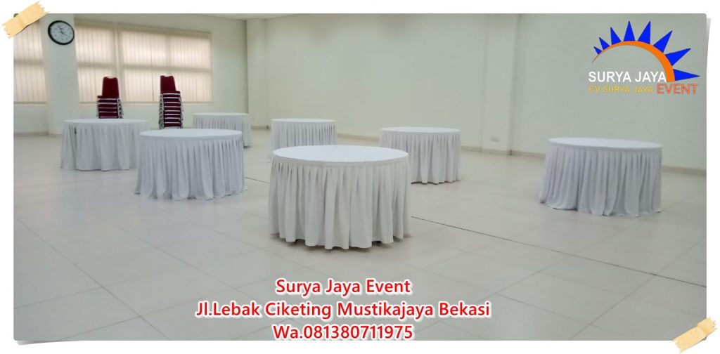 Penyewaan Meja Bundar Jakarta Harga Murah Kualitas Terbaik