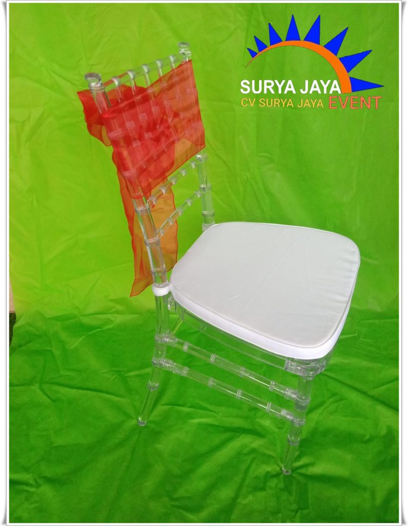 Sewa Kursi Tiffany Acrylic Dan Pita