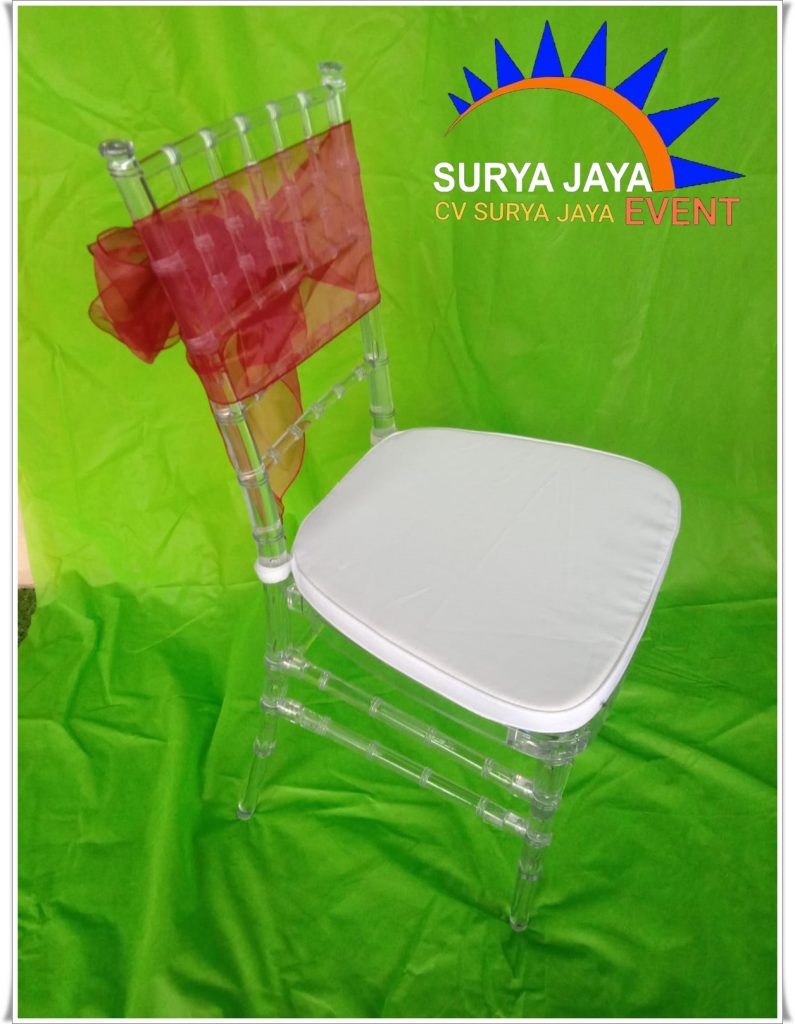 Sewa Kursi Tiffany Acrylic Dan Pita