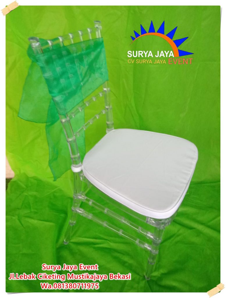 Sewa Kursi Tiffany Acrylic Jabodetabek Model Terbaru