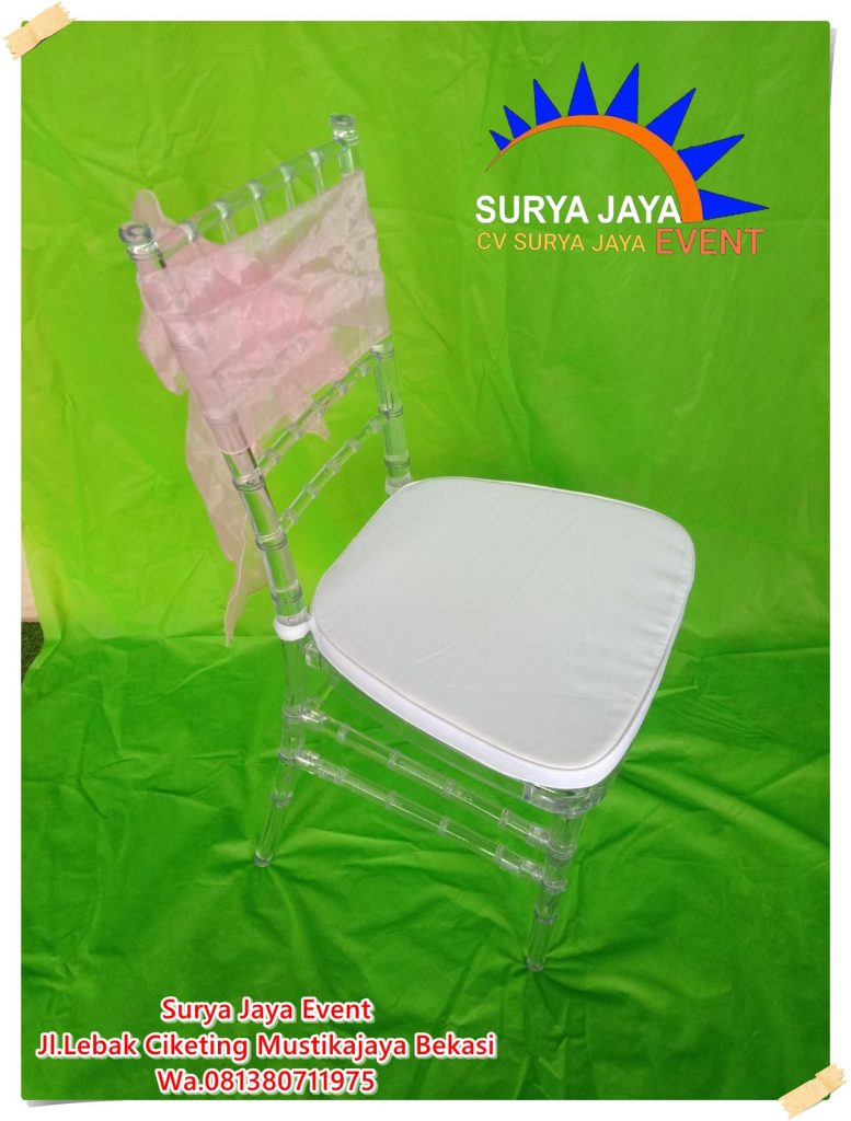 Sewa Kursi Tiffany Acrylic Jabodetabek Model Terbaru