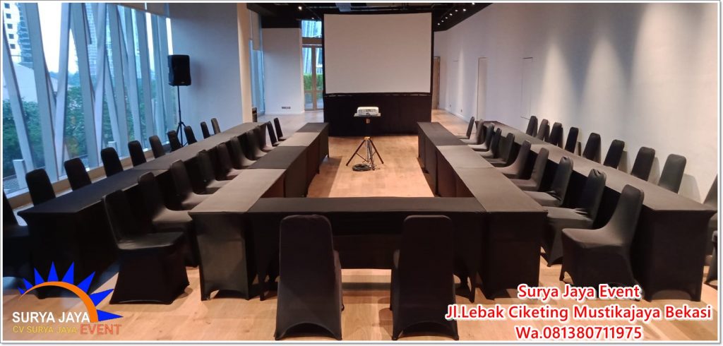 Sedia Sewa Meja Ibm Dan Cover Untuk Meeting Seminar
