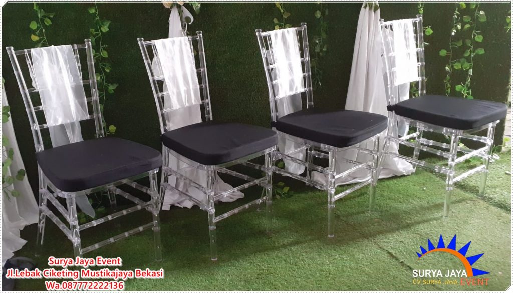 Sewa Kursi Tiffany Acrylic Anyar CV.Surya Jaya Event