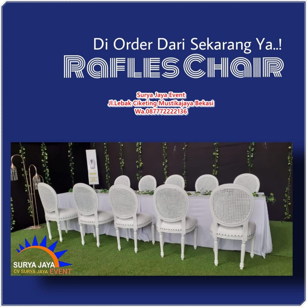 Sewa Rafles Chair Untuk Kursi Wedding