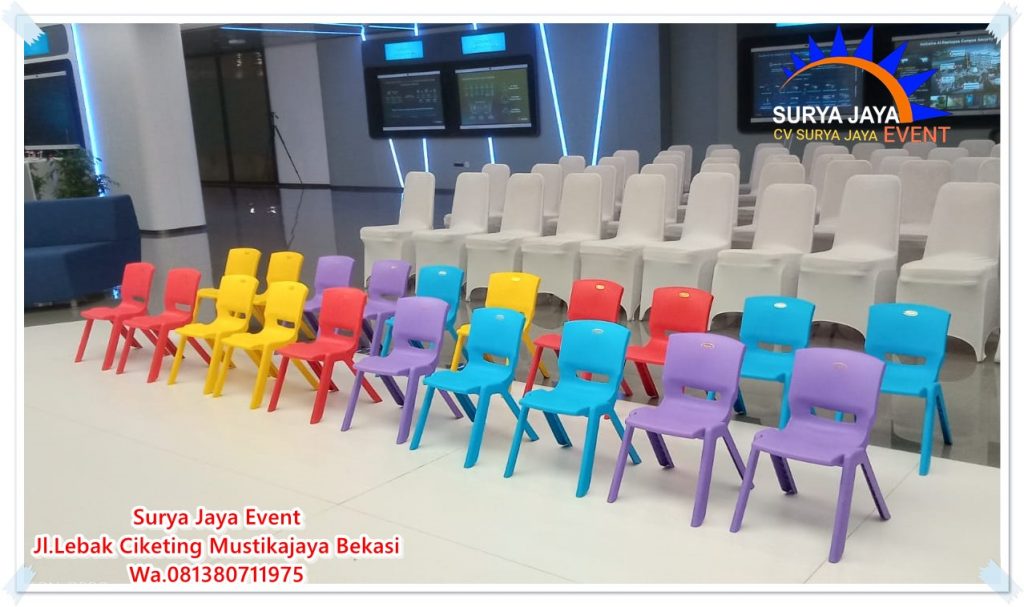 Rental Kursi Ulang Tahun Anak Warna Warni