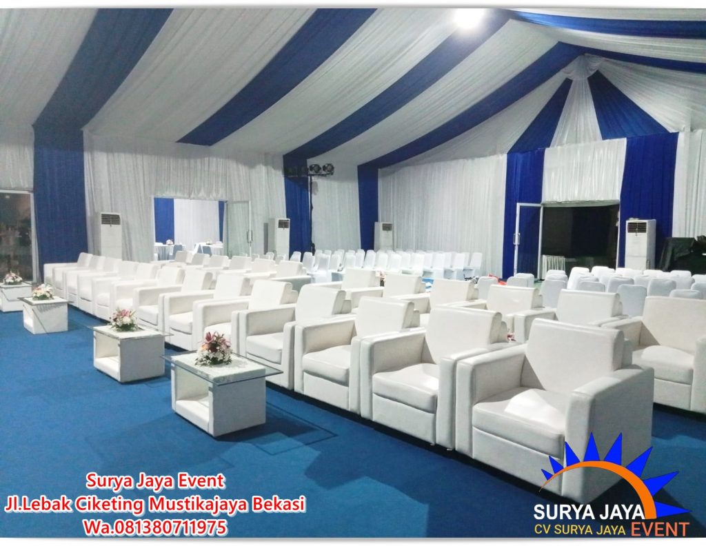 Di Pinjamkan Sofa Single Putih Kualitas Bagus Siap Kirim