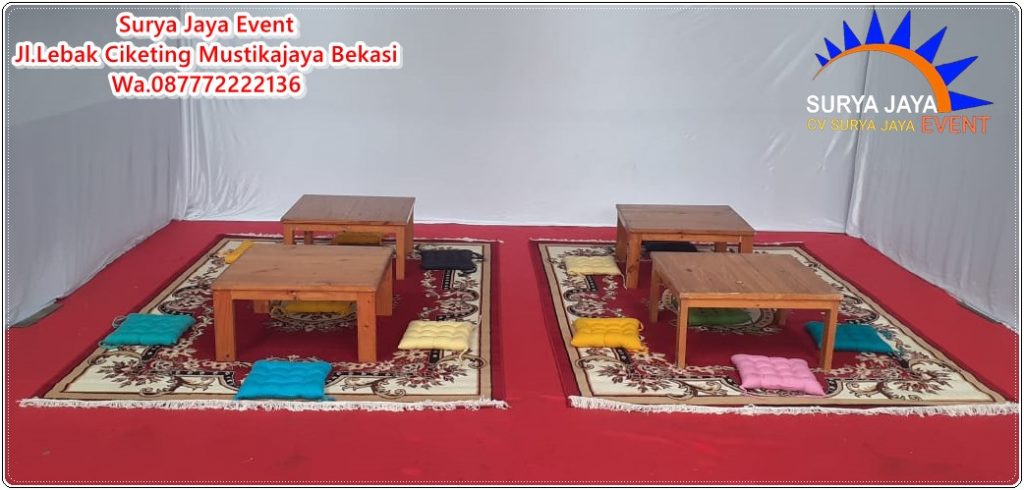 Sewa Meja Lesehan Kotak Untuk Acara Ramadhan Bukber