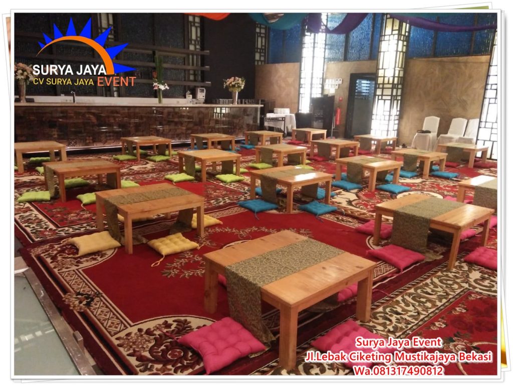 Sewa Meja Lesehan Murah Berkualitas Di Bekasi