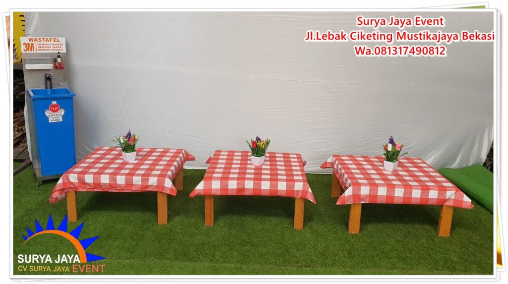 Sewa Meja Lesehan Murah Berkualitas Di Bekasi