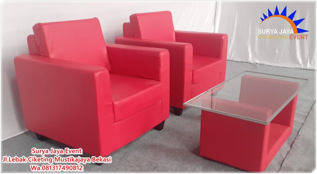 Sewa Sofa Single Merah Produk Terbaru 2023 