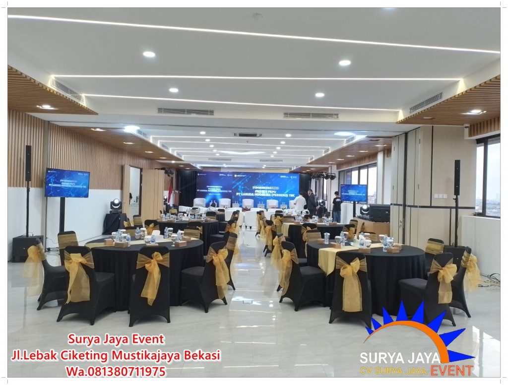 Menyewakan Meja Dan Kursi Untuk Event PT Pupuk Indonesia