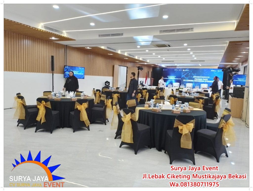 Menyewakan Meja Dan Kursi Untuk Event PT Pupuk Indonesia
