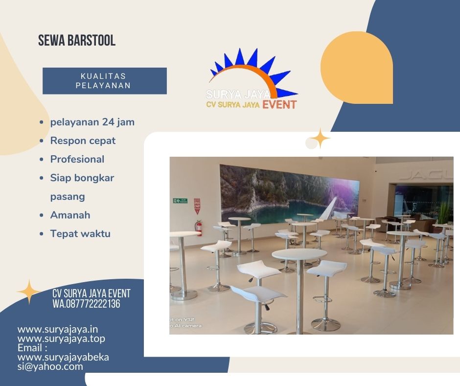 Menyewakan Barstool Murah Dan Berkualitas Di Jakarta