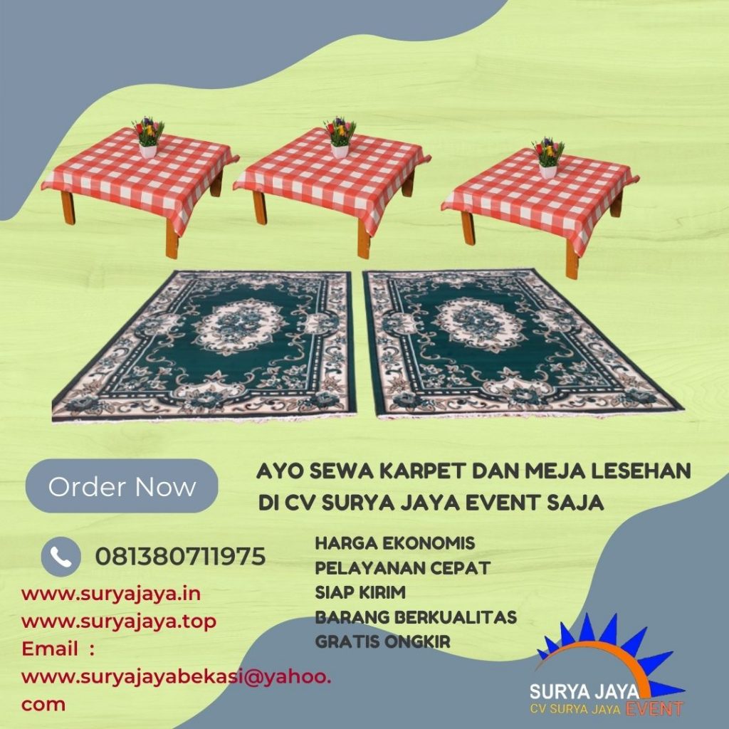 Sewa Karpet Dan Meja Lesehan Untuk Event Ramadhan