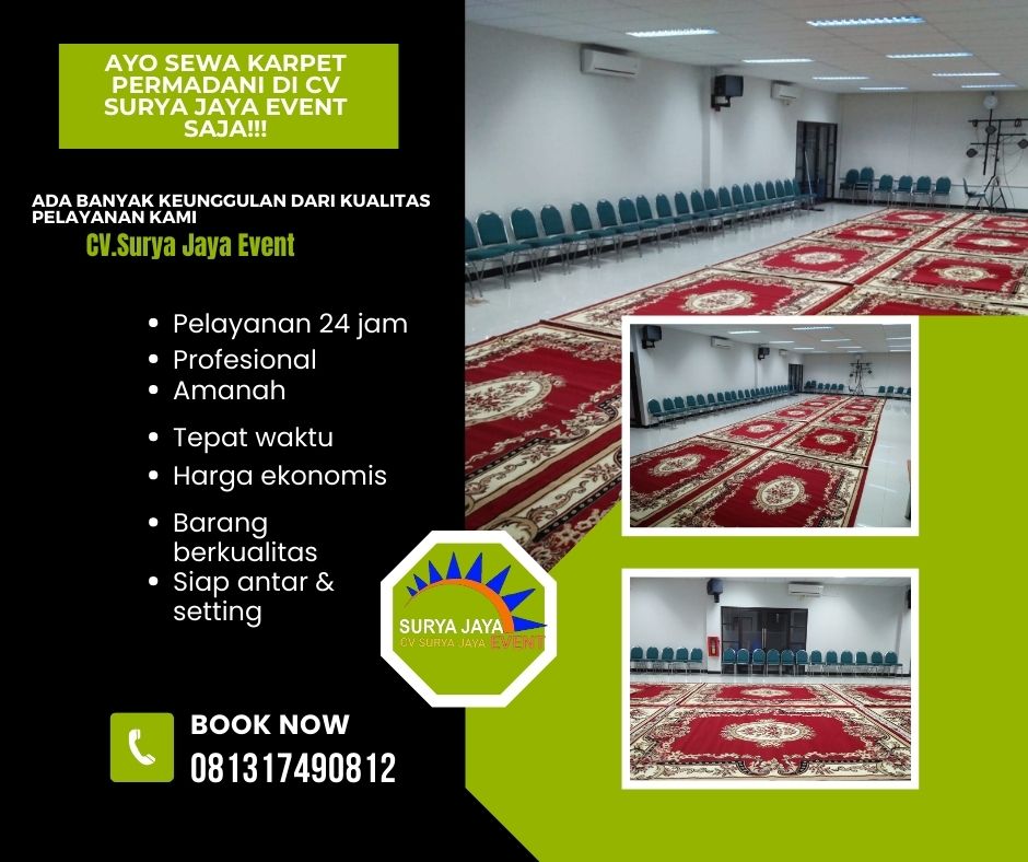 Sewa Karpet Permadani Ramadhan Harga Murah Kualitas Terbaik